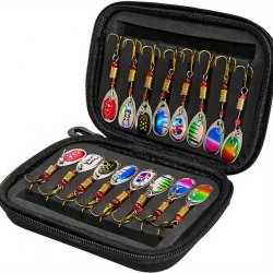 16pcs Spinners Spoons Crankbaits