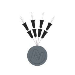 NYTRO STAINLESS STEEL TWISTED METHOD BAIT SPIKE 8MM